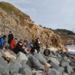 First year Earth Science fieldtrip to Killiney Beach Feb 2020